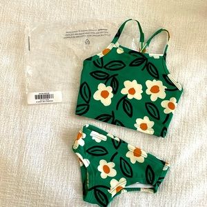 Hanna Andersson girls swimsuit. New, never worn. Size 2T